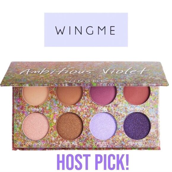 WINGME COSMETICS Ambitious Violet Eyeshadow Palette - Picture 1 of 6